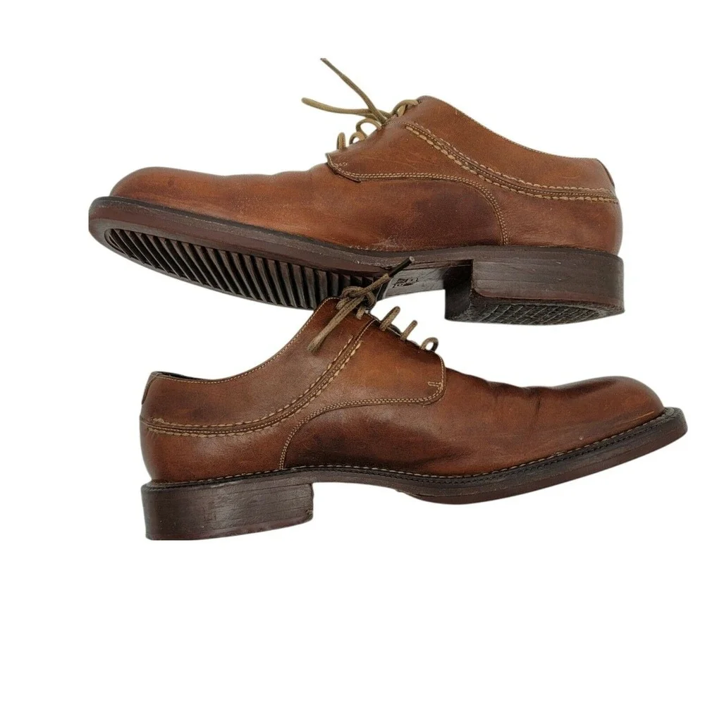 Cole Haan Country Derby‎ Dress Shoes Mens 8 D Brown Leather Lace Up G00165